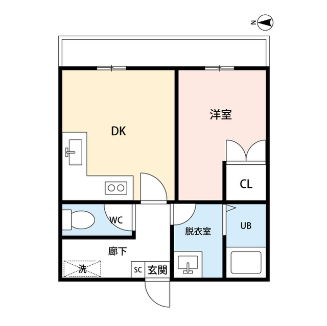 北海道：ピア中野中央の賃貸物件画像