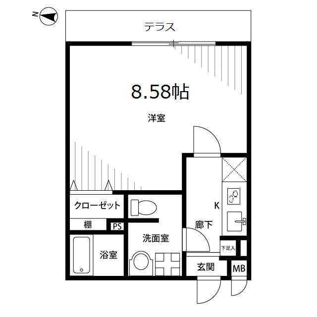 東京都：アムールⅡ ESTの賃貸物件画像
