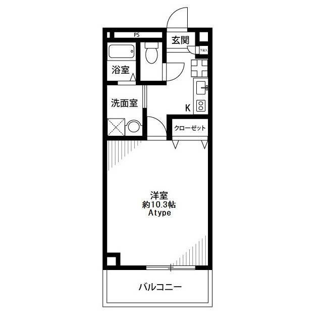 埼玉県：アンプルール フェール BateauⅠの賃貸物件画像