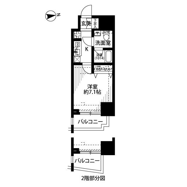 東京都：プレール・ドゥーク北千住の賃貸物件画像