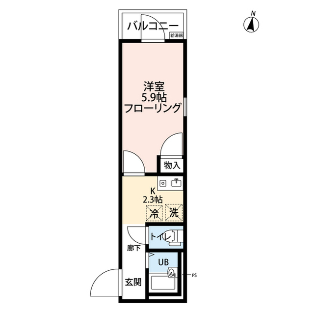 東京都：アムール南千住の賃貸物件画像