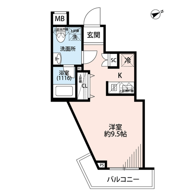 北海道：プレール・ドゥーク方南町の賃貸物件画像