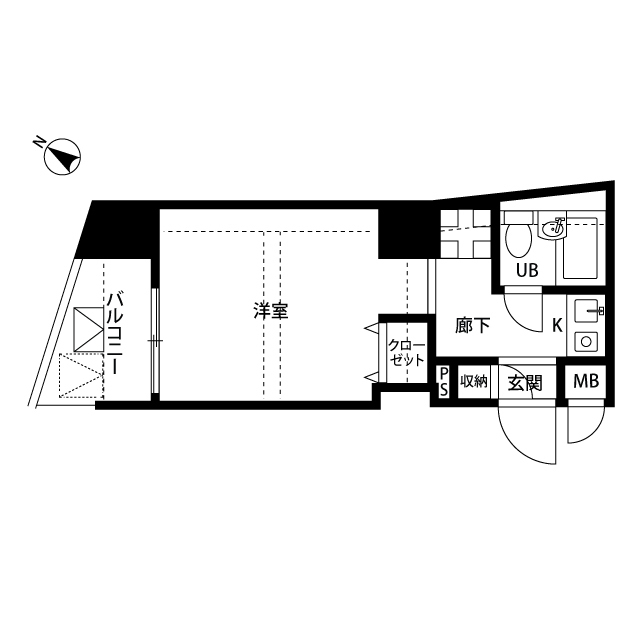 東京都：プレール新宿余丁町の賃貸物件画像