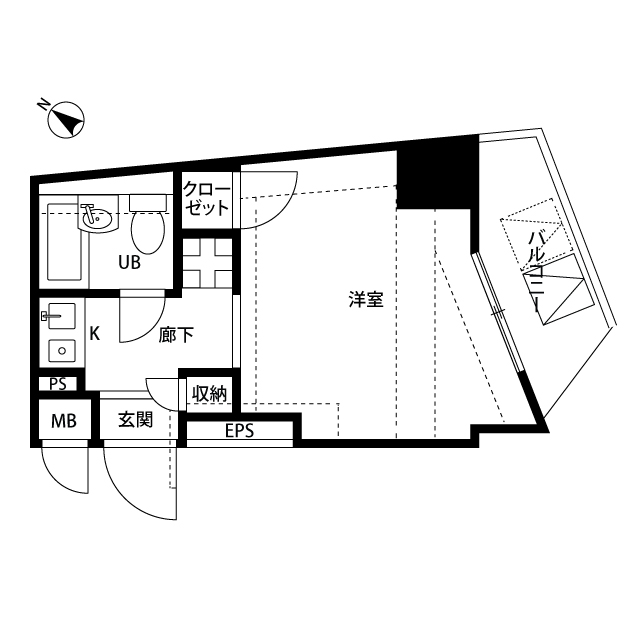 東京都：プレール新宿余丁町の賃貸物件画像
