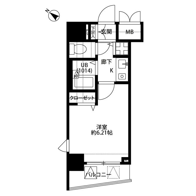 東京都：プレール武蔵小山弐番館の賃貸物件画像