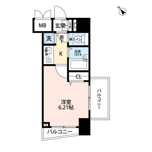 東京都：プレール武蔵小山弐番館の賃貸物件画像