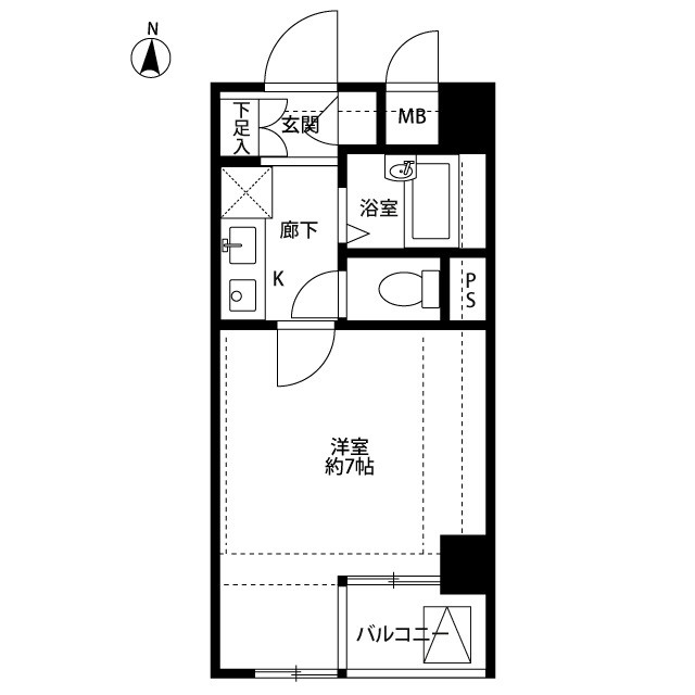 北海道：プレール新宿落合の賃貸物件画像