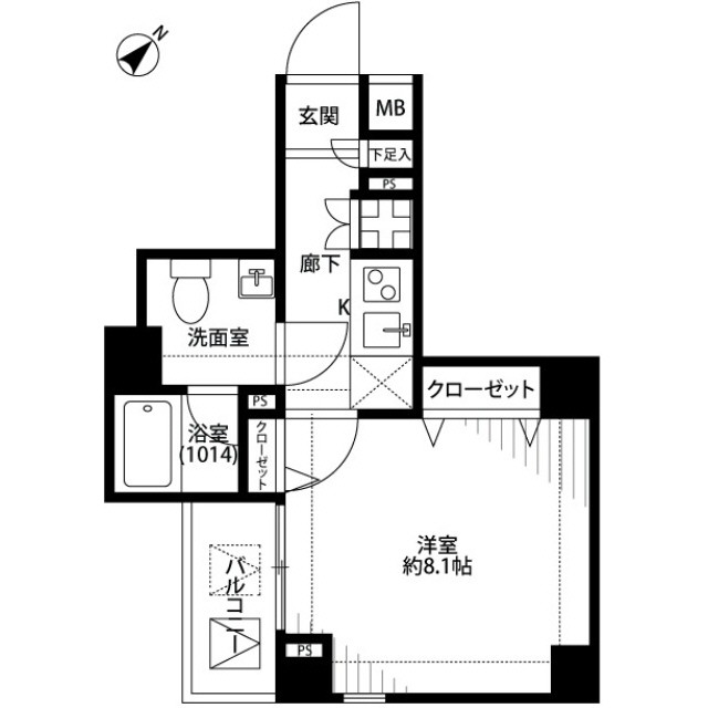東京都：プレール・ドゥーク北新宿の賃貸物件画像