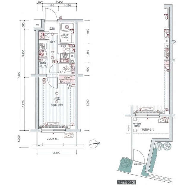 東京都：プレール・ドゥーク東京NORTHⅣの賃貸物件画像