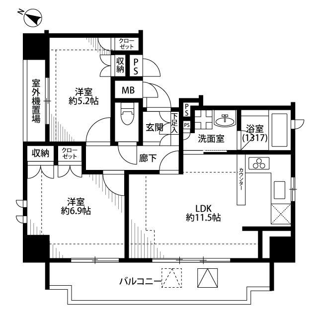 ：プレール・ドゥーク赤羽Ⅱの賃貸物件画像