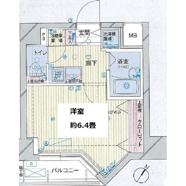 東京都：プレール・ドゥーク水天宮Ⅱの賃貸物件画像