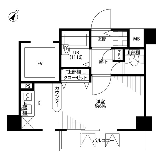北海道：プレール・ドゥーク水天宮Ⅱの賃貸物件画像