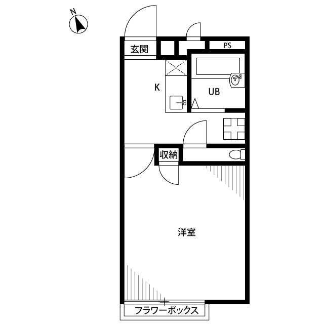 東京都：アムール鶴川の賃貸物件画像