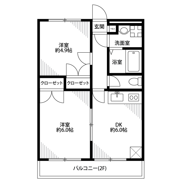 埼玉県：アムール星野の賃貸物件画像