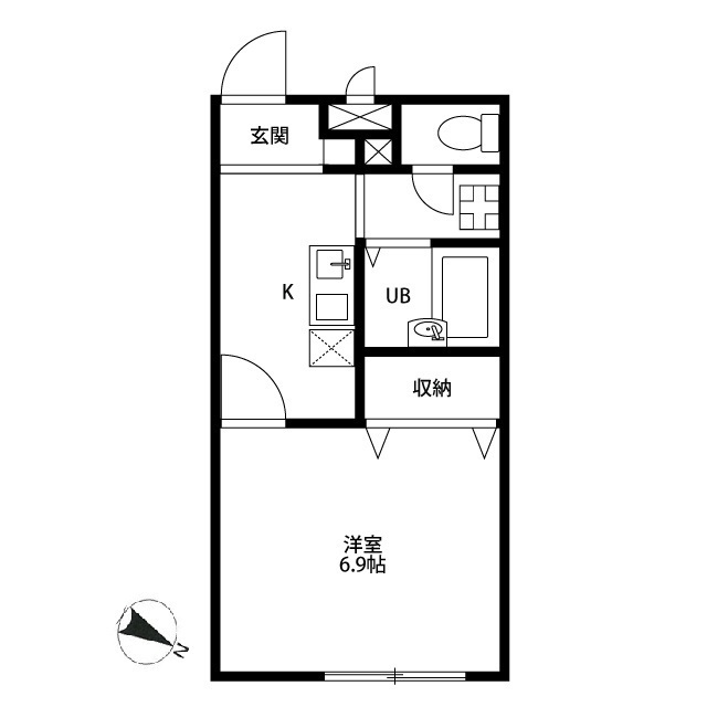 北海道：アムール 鵜野森の賃貸物件画像