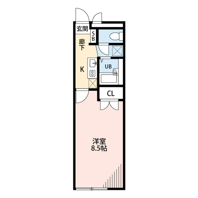 ：アムール 沖野の賃貸物件画像