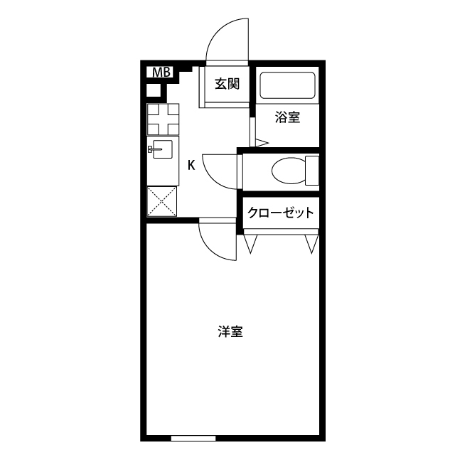 東京都：アムール 河辺の賃貸物件画像