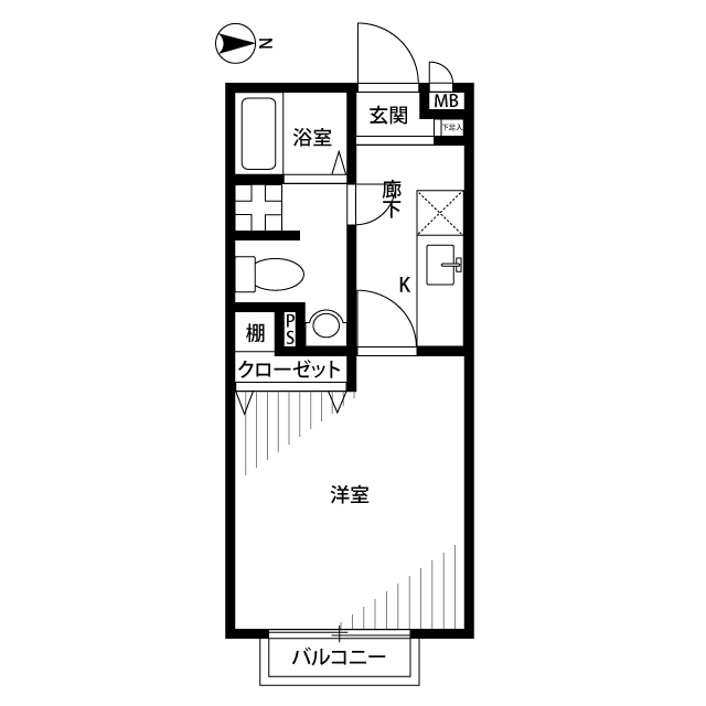 東京都：アムール MOTOMACHIの賃貸物件画像