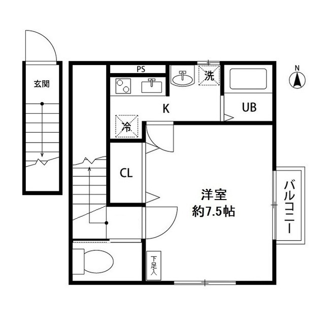 北海道：アムール 西八王子の賃貸物件画像