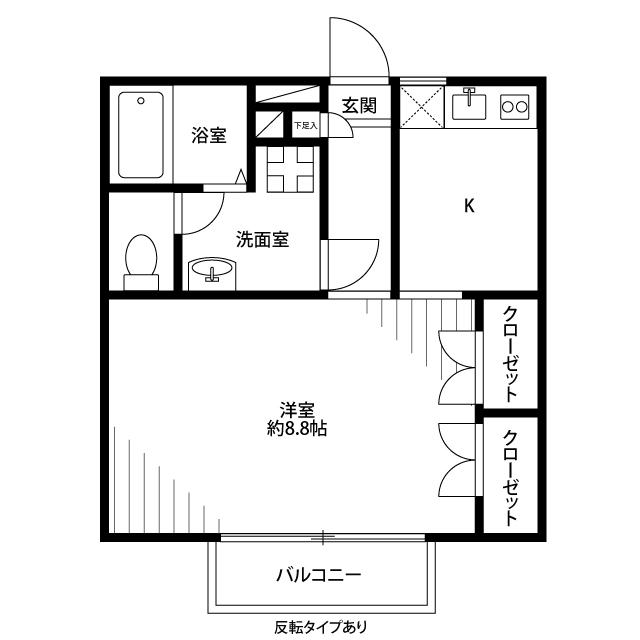 千葉県：アムール SazemⅡの賃貸物件画像