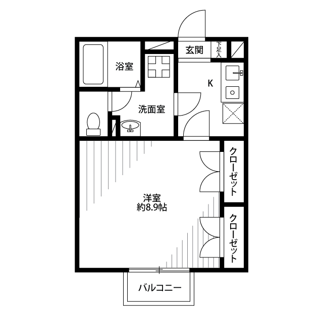 千葉県：アムール SazemⅢの賃貸物件画像