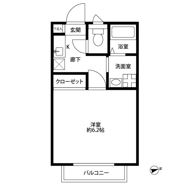 神奈川県：アムール ヤマヨ イケガミの賃貸物件画像