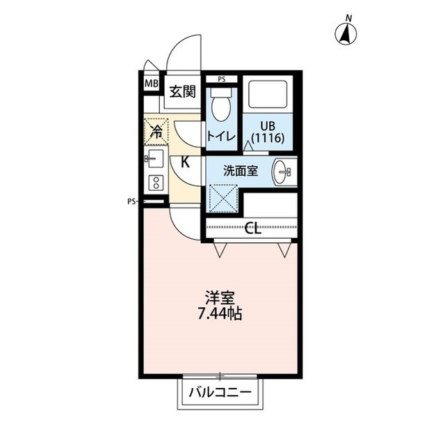 埼玉県：アムール川越IC2008秋本の賃貸物件画像
