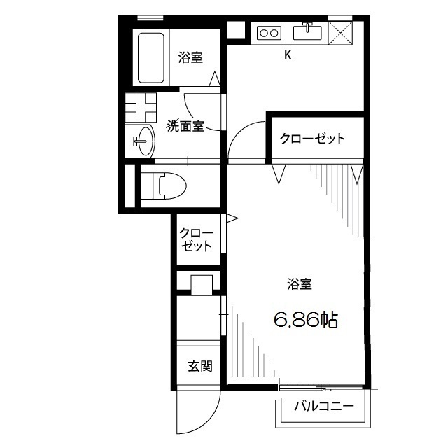 東京都：アムール 大和田の賃貸物件画像
