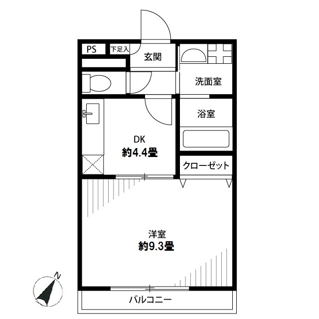 神奈川県：アムール 麻生の賃貸物件画像