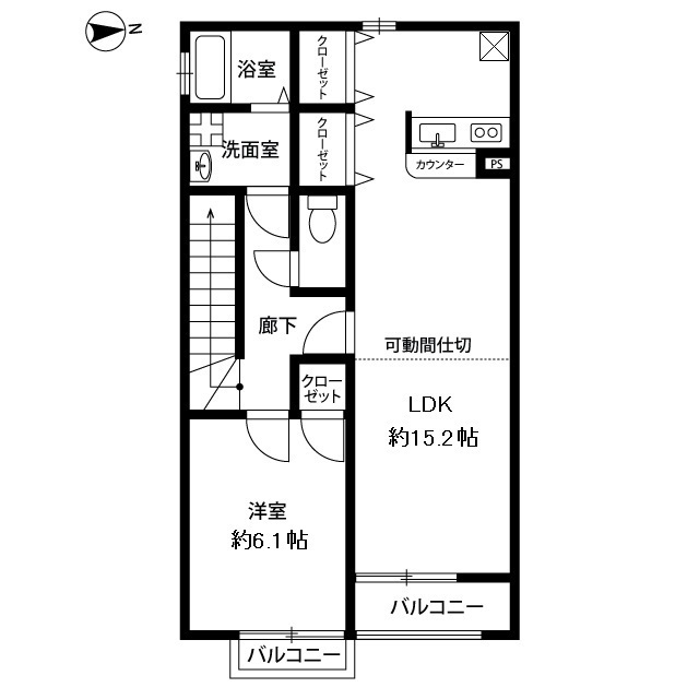 ：アムール 白山の賃貸物件画像