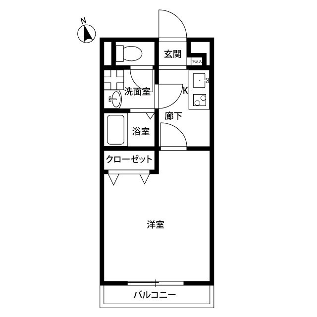 神奈川県：アムール グリーンヒルⅡの賃貸物件画像