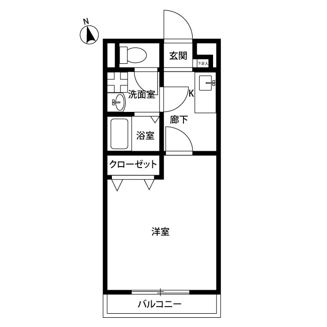 神奈川県：アムール グリーンヒルⅡの賃貸物件画像