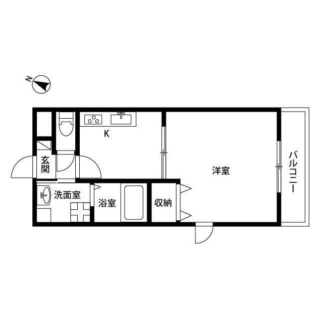 大阪府：アムール 諸福Aの賃貸物件画像