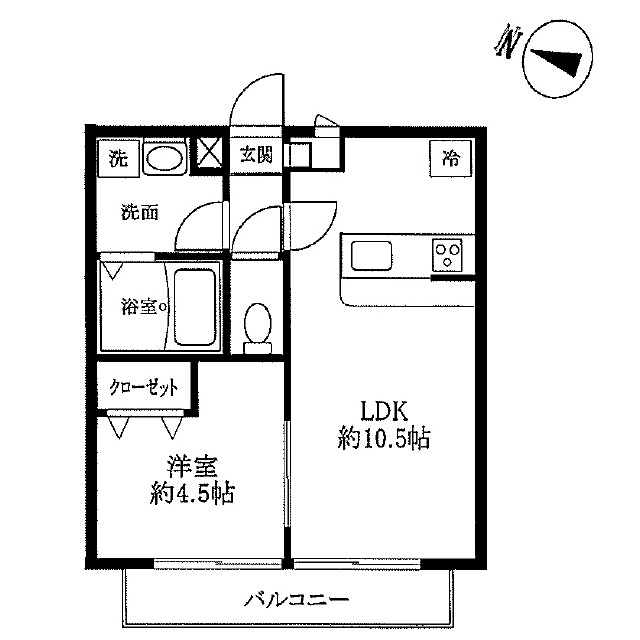 北海道：アムール 野火止の賃貸物件画像