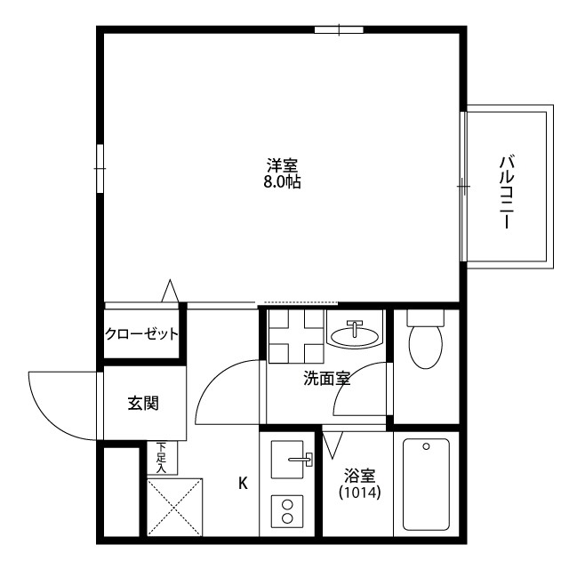 神奈川県：アムール シュシュⅡの賃貸物件画像