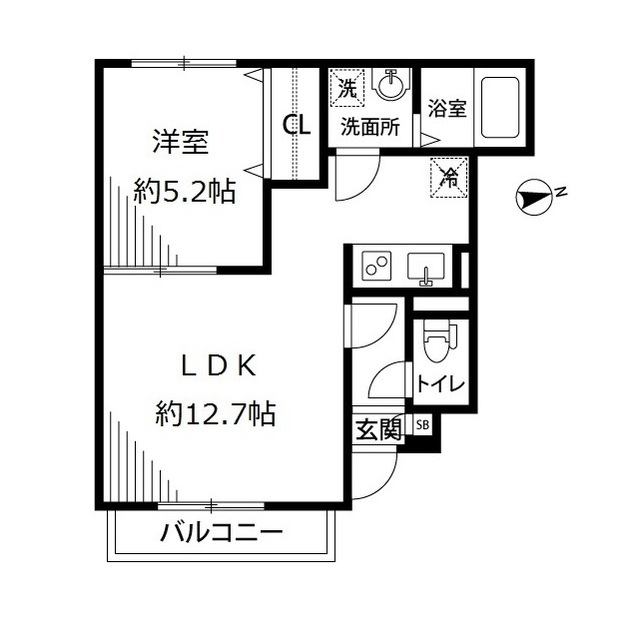 埼玉県：アムール Center VillageⅢの賃貸物件画像