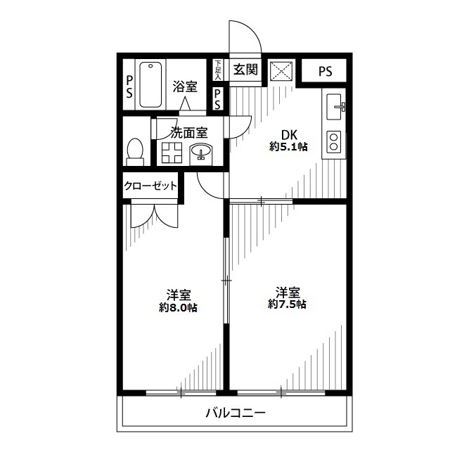 ：アンプルール 彦川戸の賃貸物件画像
