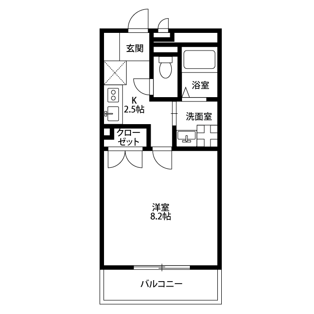 ：アンプルールフェールきたじまの賃貸物件画像