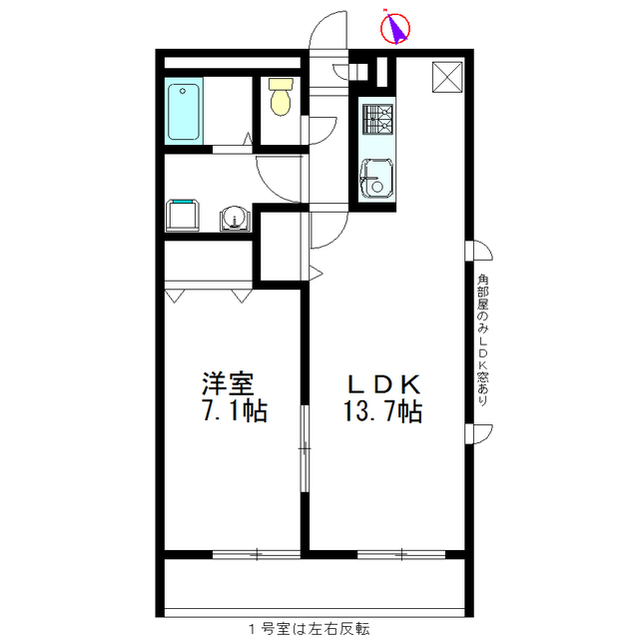 北海道：アンプルールクラージュ スールⅠの賃貸物件画像