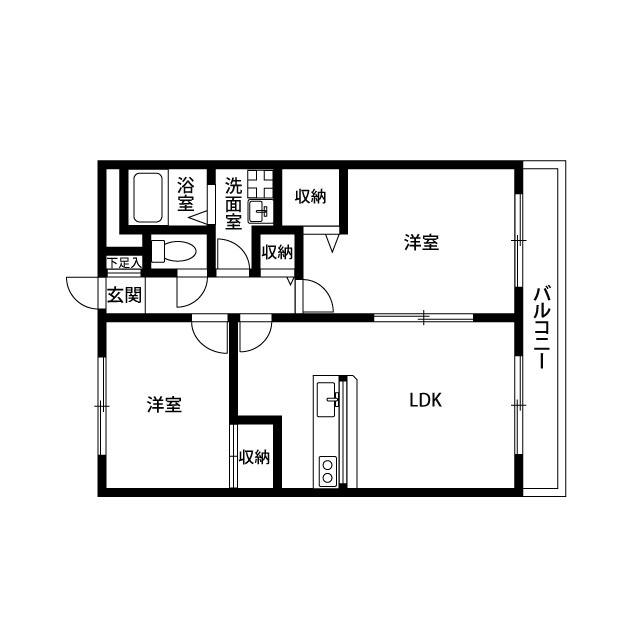 大阪府：アンプルールクラージュ スールⅡの賃貸物件画像