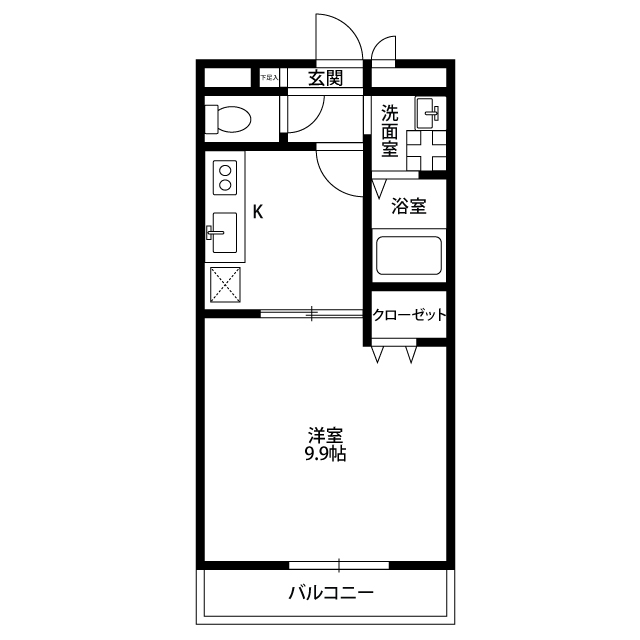 ：アンプルール クラージュ KAZUBONの賃貸物件画像