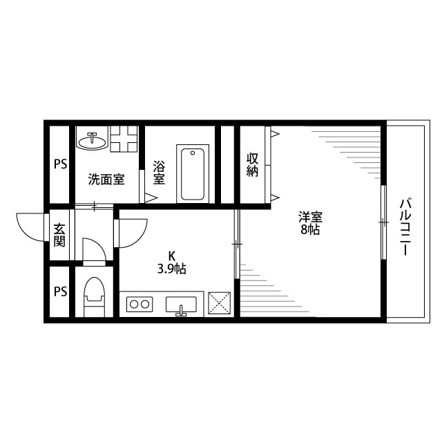 北海道：アンプルール クラージュ エクラの賃貸物件画像