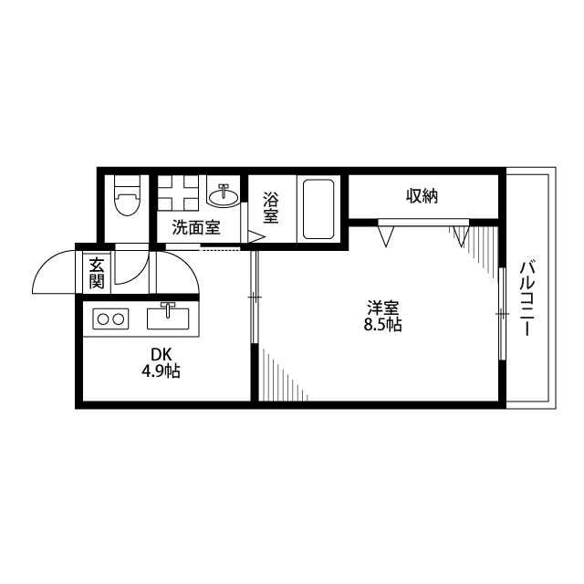 大阪府：ｱﾝﾌﾟﾙｰﾙ ｸﾗｰｼﾞｭ コリーヌシャンⅠの賃貸物件画像