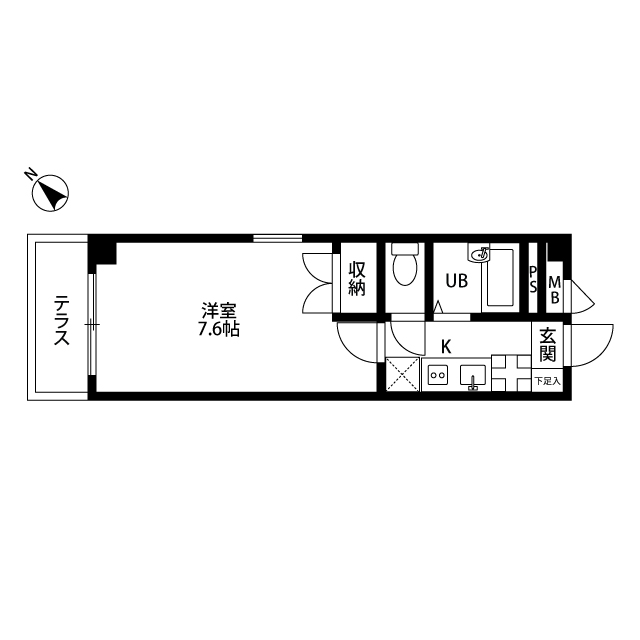 東京都：アンプルールフェールイル・ヴィラージュの賃貸物件画像