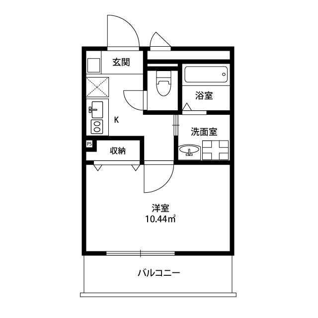 ：アンプルールフェール白亜の賃貸物件画像