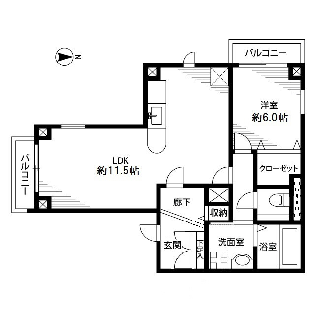 東京都：アンプルール フェール 紀隆の賃貸物件画像