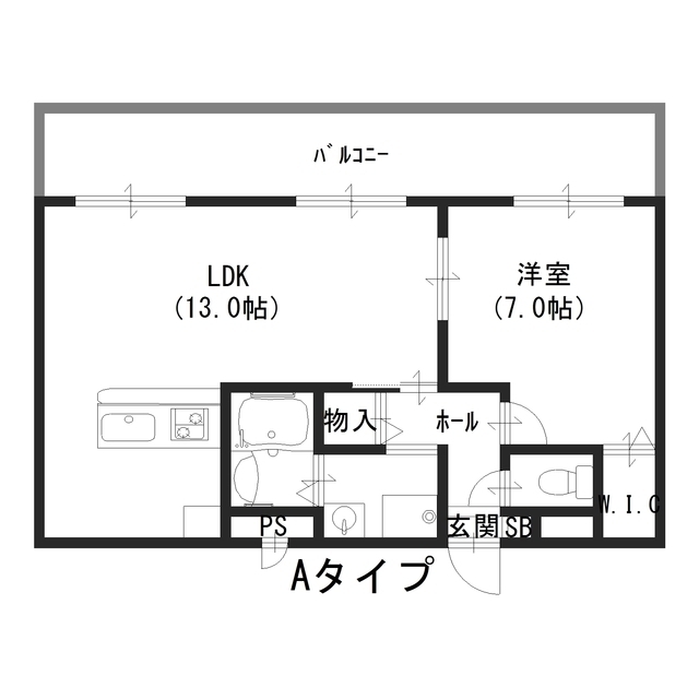 大阪府：アンプルール フェール ハンナハンナの賃貸物件画像