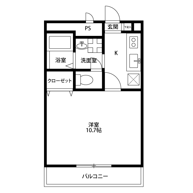 兵庫県：アンプルール フェール フリージアの賃貸物件画像