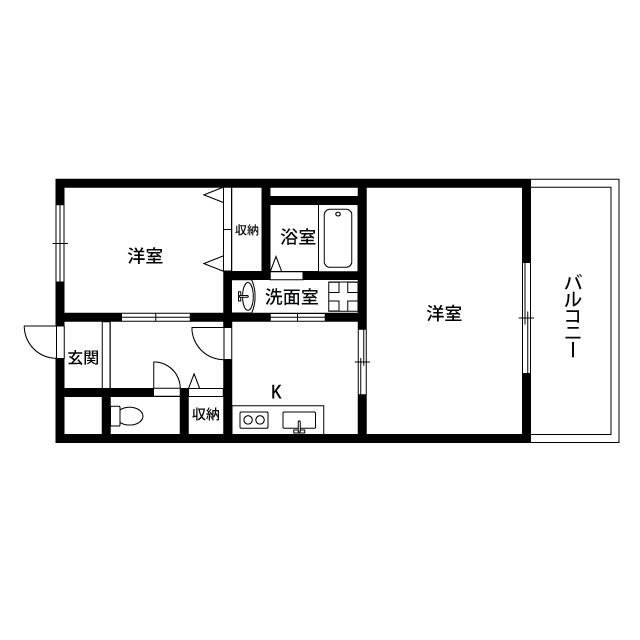 大阪府：アンプルール フェール 長原の賃貸物件画像