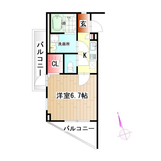 東京都：アンプルール フェール M.Yの賃貸物件画像